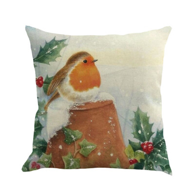 

Tailored Christmas Pillow Cover Pillowcases Decorative Sofa Cushion Cover 45x45cm