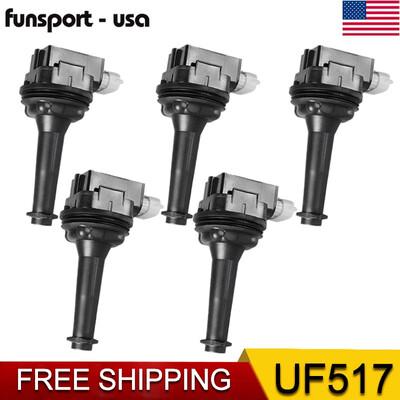 

Set of 5 Ignition Coils for Volvo 2007-2013 C30 C70 2005-2017 S60 5C1778