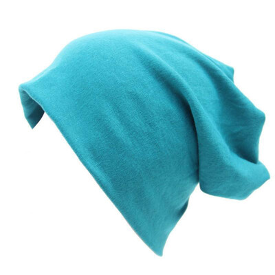 

Autumn&Winter New Women Unisex Knitted Cotton Hat Sports Street Style Solid Color Hip Hop Casual Loose Button Lazy Hat