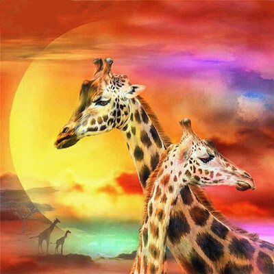 

5D Diamond Painting Animal Giraffe Full Square Rhinestone Picture Embroidery Sale Diamond Mosaic Cross Stitch Decor Home