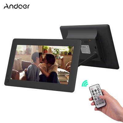 

Andoer 7 Inch Ultra-thin LCD Digital Photo Frame Desktop Album 1280 800 Supports PhotoMusic Video Clock6 Modes Calendar A