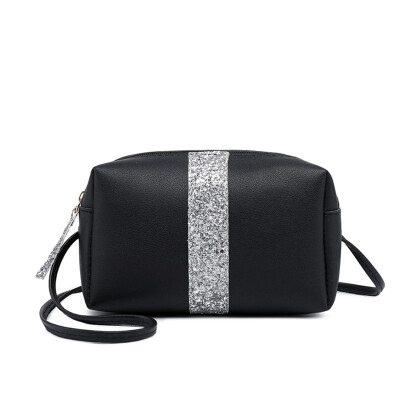 

Lady Pillow Shaped Color Matching Sequin Shoulder Bags Mobile Phone Female Bag Casual Sling Handbag crossbody bags for women