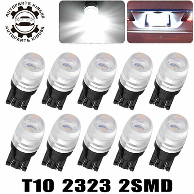 

10x Super White T10 2323 LED Dome Map License Interior Lights Bulbs 168 194 2825