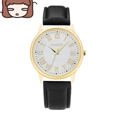 

2018 Top Famous Brand Unisex Black Leather Women Watches Luxury Quartz WristWatches Women Fashion Watch Gift Relogio Watch &Ff