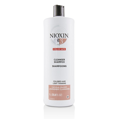

NIOXIN - Derma Purifying System 3 Cleanser Shampoo Colored Hair Light Thinning Color Safe 1000ml338oz