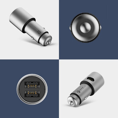 

Original Xiaomi USB Car Charger Quick Charge Dual USB 30 Conversion Rate for Xiaomi A2 Lite Mi 8 Note 5