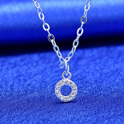 

Sale 1PC Women Girls 26 Letter Pendant Necklace Graceful Unique Adjustable Silvery Letter Pendant Necklaces