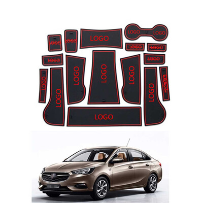 

16pcsset Interior Car Door Slots Non-slip Pad Cup Holder Gate Groove Mat Replacement For Buick Excelle 2018