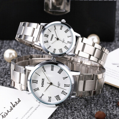 

Mens waterproof Korean version of the simple trend casual atmosphere ladies student belt lovers watch