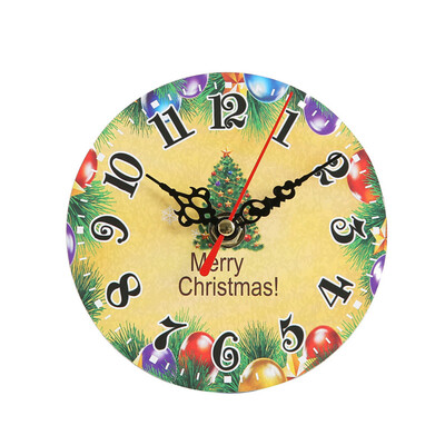 

Tailored Silent Sweep Christmas Clock Bell Desk Creative Digital Clock
