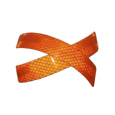 

Tailored 2x Car Bumper Reflective Warning Strip Decal Stickers Auto Accessory 145x25cm