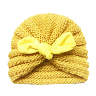 

Newborn Toddler Kids Baby Boys Girls Knit Wool Beanie Hat Winter Warm Cap