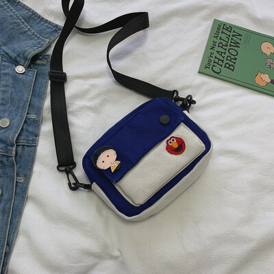 

Ins super fire bag 2019 new cute casual wild Japanese Harajuku small bag female slung summer canvas bag