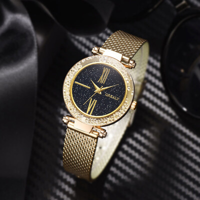 

RM Fashion Luxury Diamond Star Watch Dial Plastic Strap Womens Quartz Watch