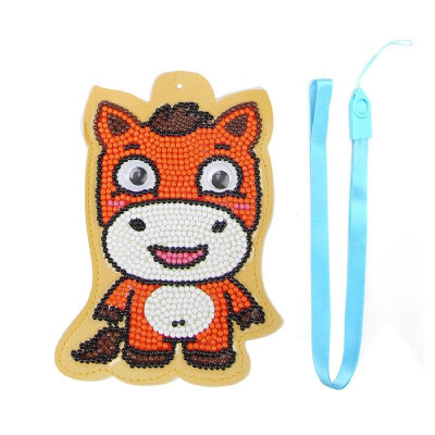 

DIY Diamond Painting Bus Card Hanging Bag ID Card Holder Set