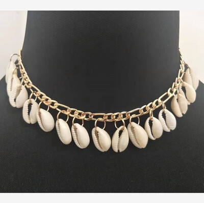 

Europe&the United States cross-border jewelry bohemian natural shell necklace exaggerated personality fashion wild necklace