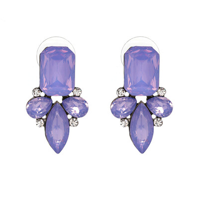 

AOTEMAN 7 Colors New 2019 Fashion HOT Women Cheap Stud Earrings Crystal Vintage Korean Earrings For Women Jewelry Wholesale