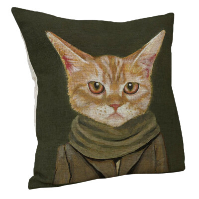 

〖Follure〗Cute Cat Sofa Bed Home Decoration Festival Pillow Case Cushion Cover