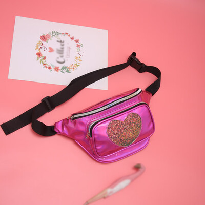 

Tailored Fashion Ladies Wild Cool Heart-Shaped Radium Pockets Shoulder Messenger Bag