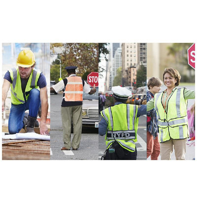 

V-Shaped Reflective Safety Vest Traffic Safety Clothing High Visibility Night Running Reflective Vest Night Police Overalls