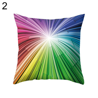 

Multicolor Rhombus Throw Pillow Protector Case Cushion Cover Bedding Articles