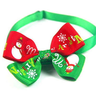 

Festive Pet Cat Dog Neck Collar Rope Christmas Ribbon Bow Pet Collar Unique