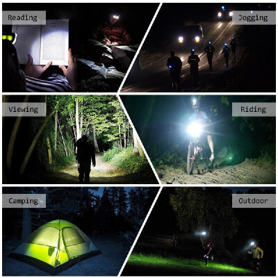 

TOMSHOO Super Bright LED Headlamp High Power Flashlight Headlight Lamp for Biking Camping Climbing Other Outdoor Activities