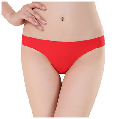 

Toponeto Women Pantie Lce Silk Pure Cotton Base Cloth Sexy T-pants Underpants Underwear