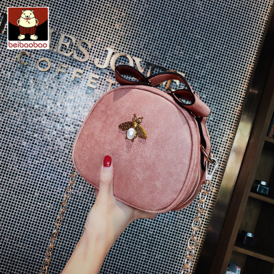 

Womens bag woman 2019 new mini round bag slanted forest bag hundred shoulder single shoulder network celebrity chain