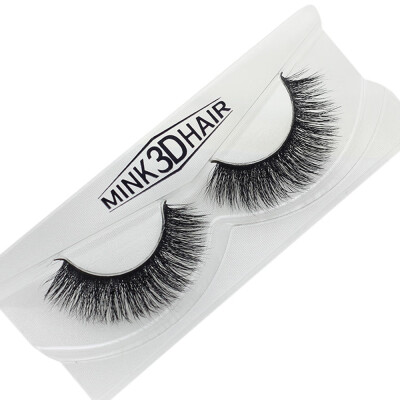 

Gobestart Real 3D Mink Soft Long Natural Eye Lashes Makeup Thick False Eyelash Extension