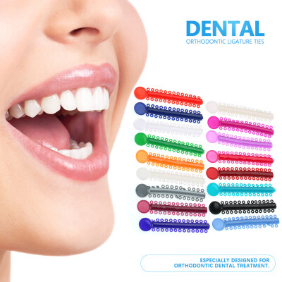 

Greensen 1040pcs Multi-color Dental Orthodontic Ligature Ties Teeth Corrector Elastic Rubber Bands Brace