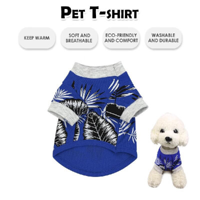 

Pet Shirts Dog T-Shirts Printed Pet Clothes Pet Spring Autumn Clothes Keep Warm for Small Medium Large Dogs Cats