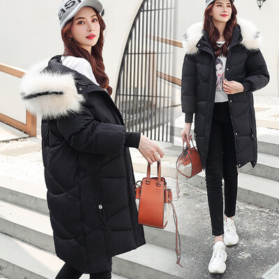

Toponeto Women Winter Warm Coat Hooded Thick Warm Loose Pocket Jacket Long Overcoat