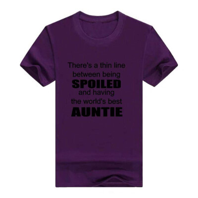 

Funny Auntie T-Shirt Cute Toddler T-Shirt100 Cotton