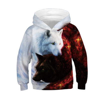 

AOWOFS new 3D digital printing Plus size mens Hoodies parent-child pullover Kids sweater womens Hoodie QYDM291-TZ058