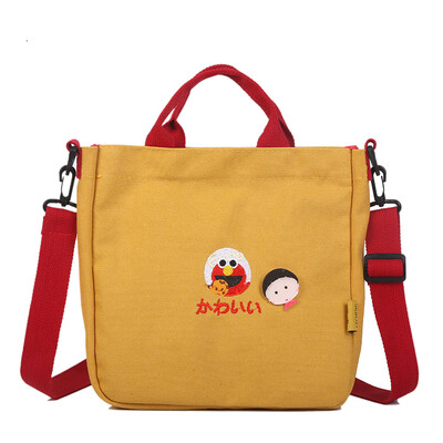 

Students Lovely Leisure Bag&Baggage Girls Fashion Single Shoulder Slant Canvas for Japanese GirlsHandbags in Harajuku