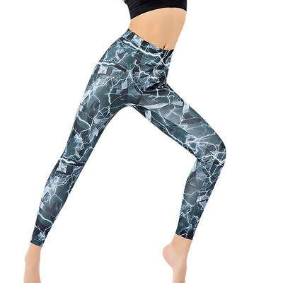 

Tailored Needle Six Line Digital Print Yoga Thread Pants&Hips High Waist Thread Pants