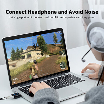 

VENTION USB External Sound Card with 35mm Stereo Earphone Mic Adapter Driver-free for PC Laptop PS4 Black