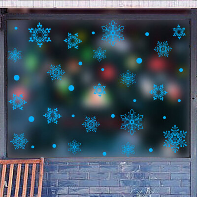 

Tailored Snowflake Decor Christmas Wall Sticker Home DIY Decals For Door And Window