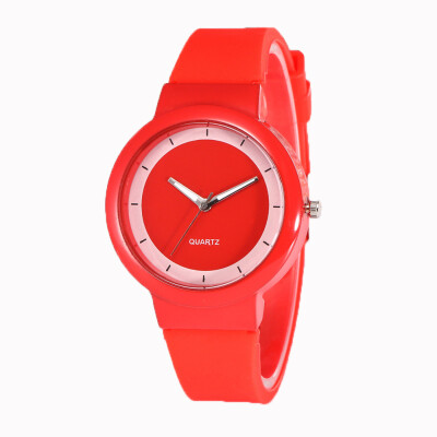 

Geneva watch silicone watch Korean fashion ladies student watch creative gift