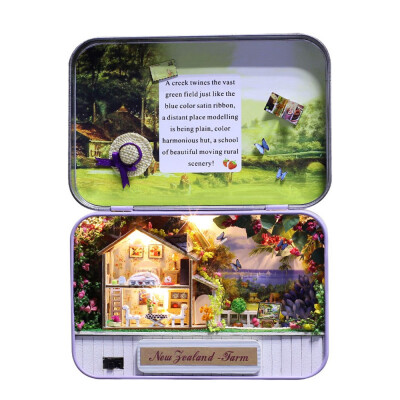 

Gotoamei DIY Miniature House Furniture LED Box Theatre Decorate Creative Christmas Gifts