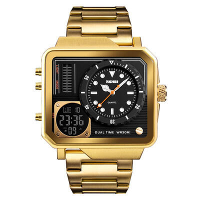 

SKMEI Multifunction Waterproof Business Mens Watch Digital Dual Display Outdoor Sport Watches