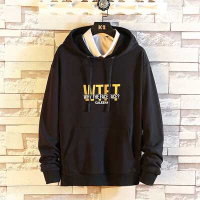 

Toponeto Mens New Style Casual Fashion Patchwork Hoodie Long Sleeves Sweatershirt Tops