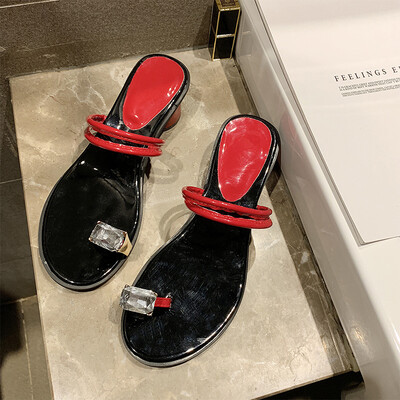

Sandals&slippers for women to wear fashion thick with wild Korean summer students on vacation with net red shoes&sandals