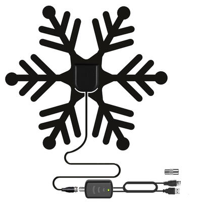 

TV Antenna High Gain Amplifier HDTV Digital TV Signal Reception 80 Miles