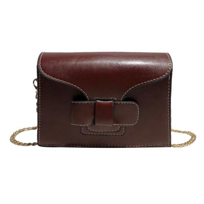 

Vintage Women Solid Satchel Shoulder Bag Chain Crossbody Messenger Bags