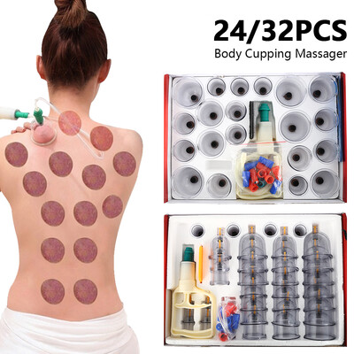 

Professional 2432pcs Set U-shape Cups Chinese Vacuum Cupping Set