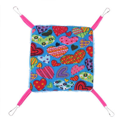 

Pet Hamster Birds Hammock Double Layer Squirrel Hanging Bed House