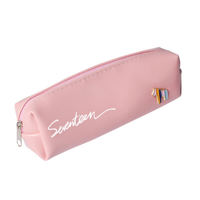 

Solid Color PU Square Cute Pencil Case Simple Cute Cosmetic Bag Perfect Gift