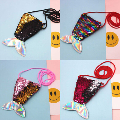 

〖Follure〗4pc Women Girls Fashion Double Color Shiny Sequins Storage Bag Purse Coin Pouch